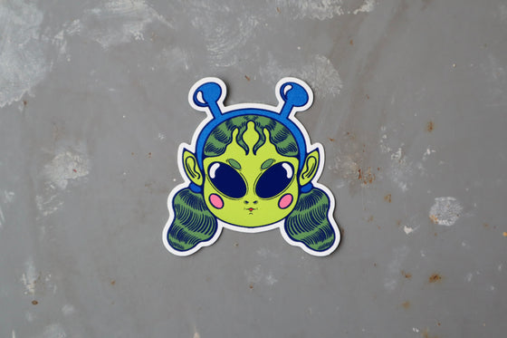 Sticker - Alien Girl