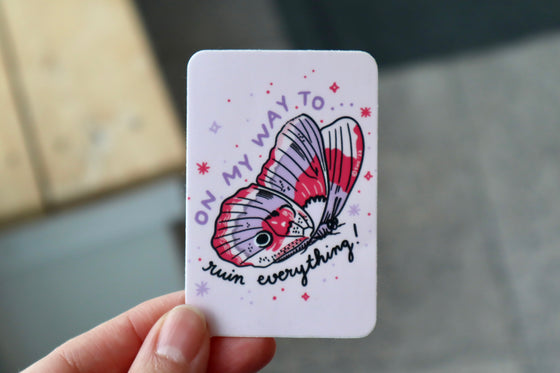 Stay Home Club Sticker - Ruin (Butterfly) 