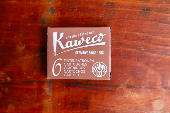 Cartouches d'encre Kaweco - Brun Caramel