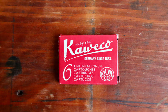 Cartouches d'encre Kaweco - Rouge Rubis