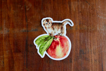  Stay Home Club Sticker - Peach Cat