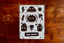  Apple and Sun Sticker Sheet - Dark Mood, Not Angry