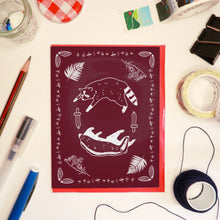  Pixdessine greeting card - Badger