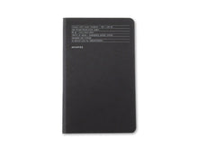  Apuntes Lined Notebook - Negro, Lomo Gray