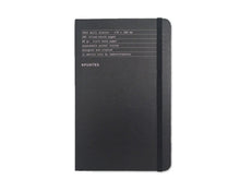  Apuntes lined notebook - Negro Premium